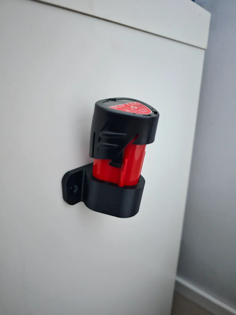 Milwaukee M12 battery wall mount holder