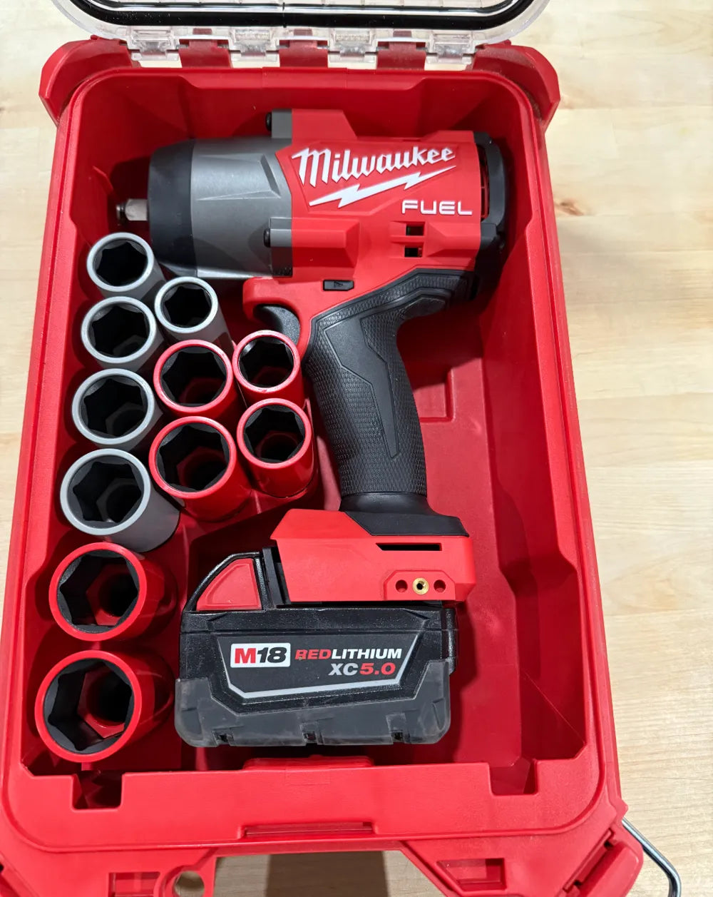 Milwaukee packout inset for SHOCKWAVE Impact sockets