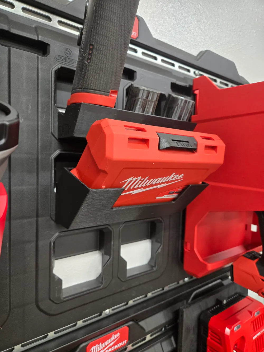 Milwaukee Packout Bit Case holder (angled version)