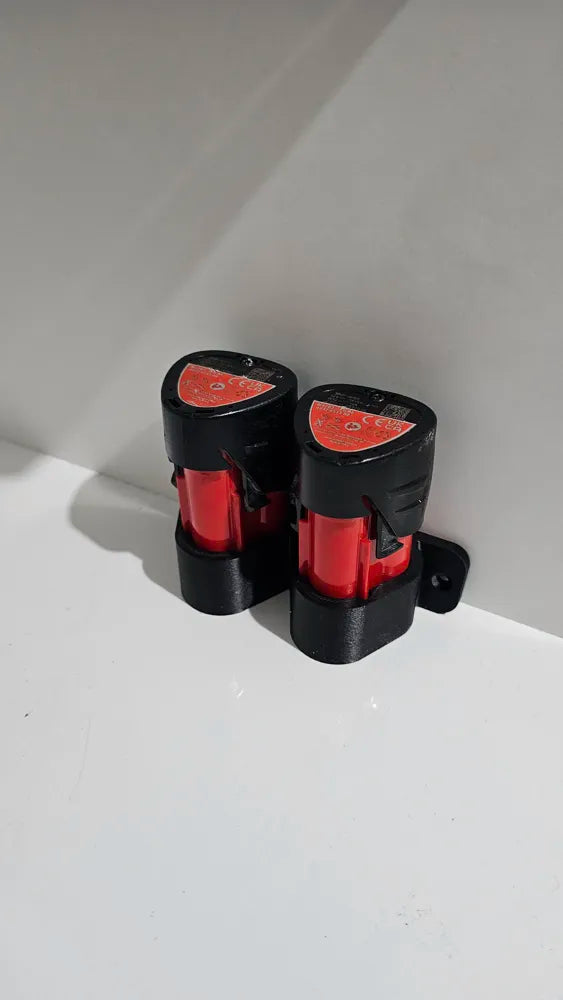 Milwaukee M12 battery wall mount holder